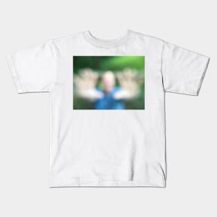 Hands reaching blurry Kids T-Shirt